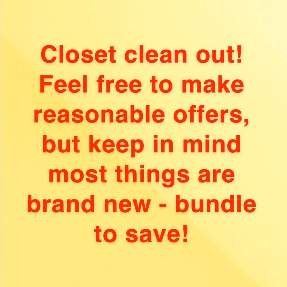 Closet clean out!!